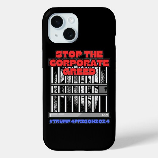 HARRIS-WALZ 2024 STOP DE HEBZUCHT VAN HET BEDRIJFS Case-Mate iPhone CASE (Achterkant)