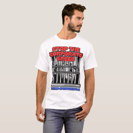 HARRIS-WALZ 2024 STOP DE HEBZUCHT VAN HET BEDRIJFS T-SHIRT
