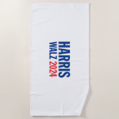 Harris Walz 2024 Strandlaken (Voorkant)