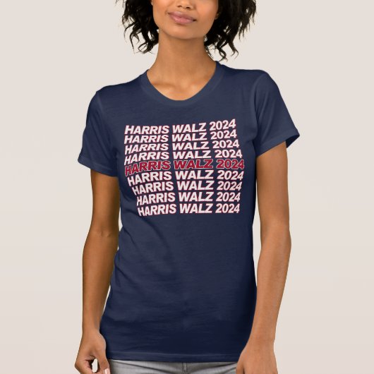 Harris Walz 2024 T-shirt (Voorkant)