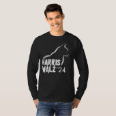 Harris Walz 2024 T-shirt (Voorkant volledig)