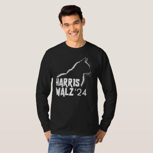Harris Walz 2024 T-shirt (Voorkant volledig)