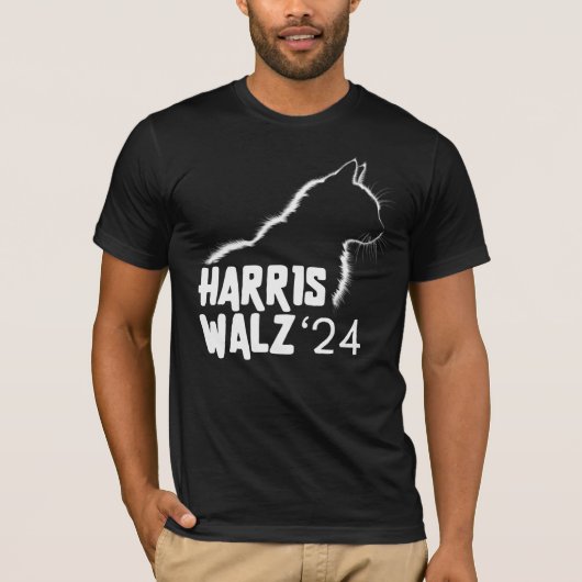 Harris Walz 2024 T-shirt (Voorkant)