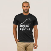 Harris Walz 2024 T-shirt (Voorkant volledig)