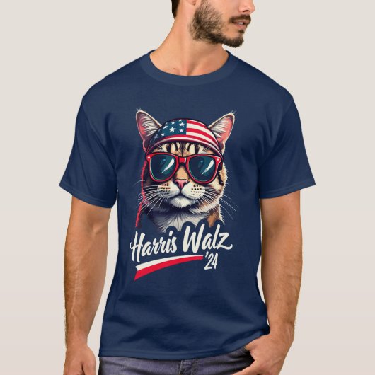 Harris Walz 2024 T-shirt (Voorkant)