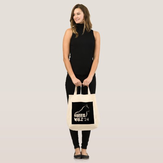 Harris Walz 2024 Tote Bag (Voorkant (model))