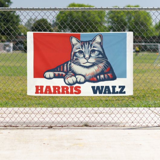 Harris Walz 2024, uiteraard Yard Spandoek (Insitu)