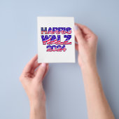 Harris & Walz 2024 | Verkiezing Flyer (Hand)