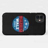 Harris Walz 2024 Verkiezing Kamala Harris Tim Walt Case-Mate iPhone Case (Achterkant (horizontaal))