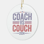 Harris Walz 2024 Verkiezing Kamala Tim Waltz Ameri Keramisch Ornament (Links)