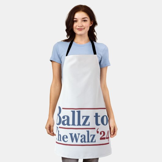 Harris Walz 2024 Verkiezing Kamala Tim Waltz Ameri Schort (Gedragen)