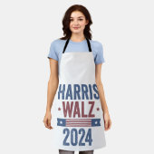 Harris Walz 2024 Verkiezing Kamala Tim Waltz Ameri Schort (Gedragen)
