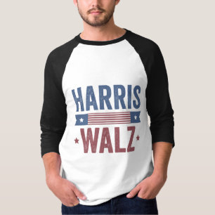 Harris Walz 2024 Verkiezing Kamala Tim Waltz Ameri T-shirt