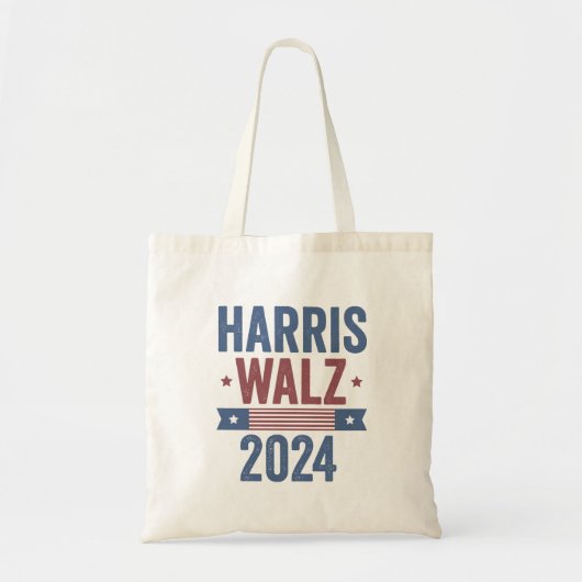 Harris Walz 2024 Verkiezing Kamala Tim Waltz Ameri Tote Bag (Voorkant)