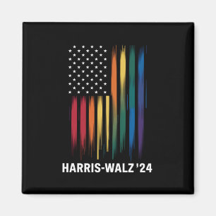 Harris Walz 2024 Verkiezing Kamala Tim Waltz LGBT Magneet