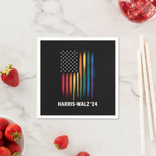 Harris Walz 2024 Verkiezing Kamala Tim Waltz LGBT Servet