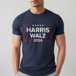 Harris Walz 2024 Verkiezing Navy Mannen<br><div class="desc">Kamala Harris voor President en Tim Walz voor vice-President 2024 Amerikaanse presidentsverkiezingen Navy Blue Mannen Eenvoudig en modern design in rode en witte kleuren met sterren en strepen accenten.</div>