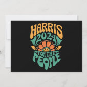 Harris Walz 2024 Verkiezing President Kamala Harri Kaart (Voorkant)