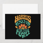 Harris Walz 2024 Verkiezing President Kamala Harri Kaart (Voorkant / Achterkant)