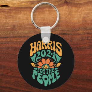 Harris Walz 2024 Verkiezing President Kamala Harri Sleutelhanger