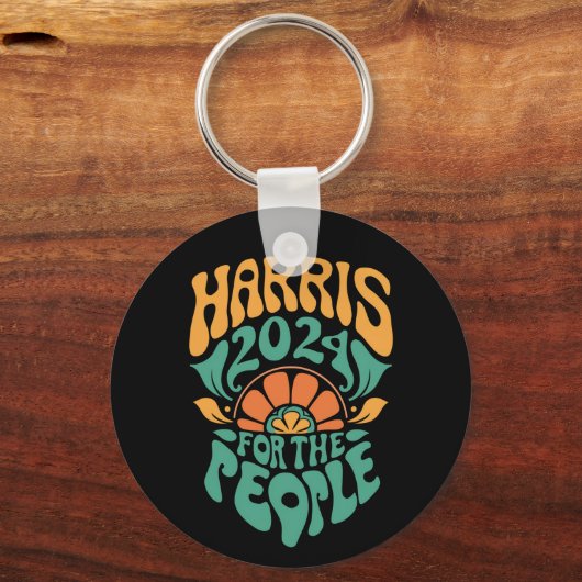 Harris Walz 2024 Verkiezing President Kamala Harri Sleutelhanger (Voorkant)