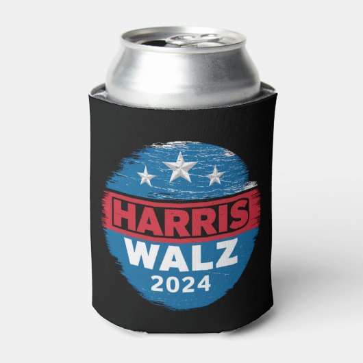 Harris Walz 2024 Verkiezingen Kamala Harris Tim Wa Blikjeskoeler (Blikje Voorkant)