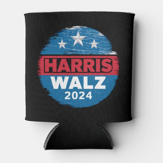 Harris Walz 2024 Verkiezingen Kamala Harris Tim Wa Blikjeskoeler (Voorkant)