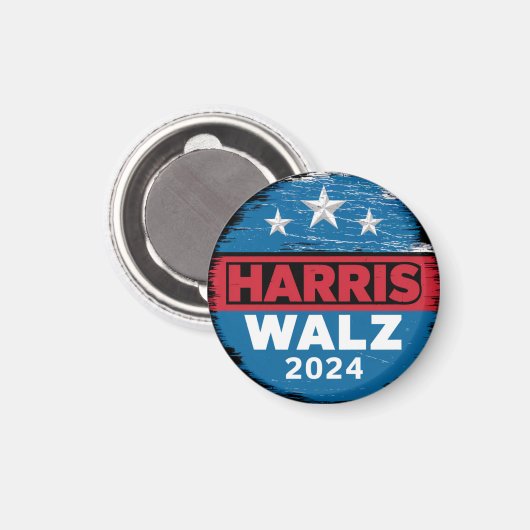 Harris Walz 2024 Verkiezingen Kamala Harris Tim Wa Magneet (Voorkant / Achterkant)