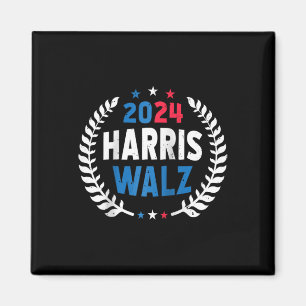 Harris Walz 2024 Verkiezingen Kamala Harris Tim Wa Magneet