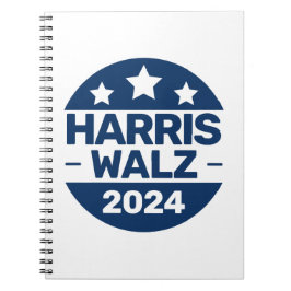 Harris Walz 2024 Verkiezingen Kamala Harris Tim Wa Notitieboek