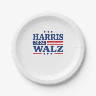 Harris Walz 2024 Verkiezingen Kamala Harris Tim Wa Papieren Bordje