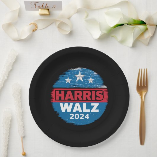 Harris Walz 2024 Verkiezingen Kamala Harris Tim Wa Papieren Bordje (Huwelijk)