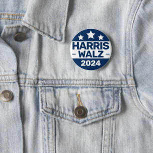 Harris Walz 2024 Verkiezingen Kamala Harris Tim Wa Ronde Button 5,7 Cm