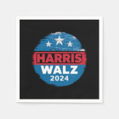 Harris Walz 2024 Verkiezingen Kamala Harris Tim Wa Servet (Voorkant)