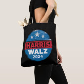 Harris Walz 2024 Verkiezingen Kamala Harris Tim Wa Tote Bag (Dichtbij)