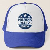 Harris Walz 2024 Verkiezingen Kamala Harris Tim Wa Trucker Pet (Voorkant)