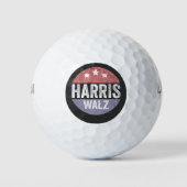 Harris Walz 2024 Verkiezingen Kamala Tim Waltz Ame Golfballen (Voorkant)