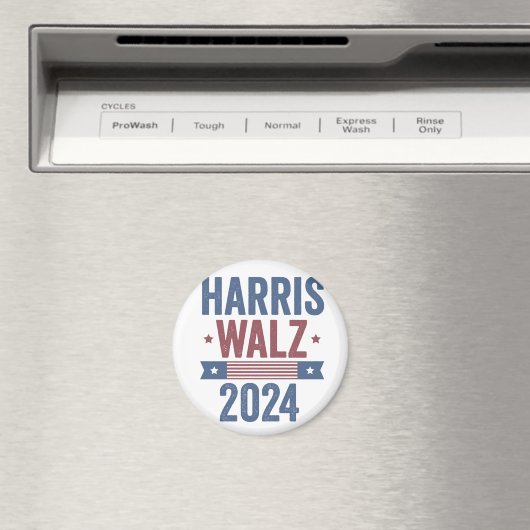 Harris Walz 2024 Verkiezingen Kamala Tim Waltz Ame Magneet (Insitu (Vaatwasser))