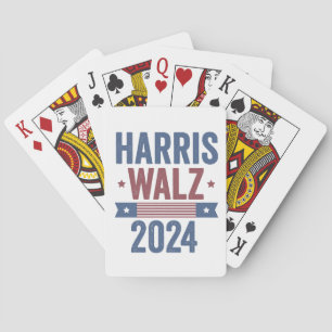 Harris Walz 2024 Verkiezingen Kamala Tim Waltz Ame Pokerkaarten