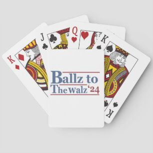 Harris Walz 2024 Verkiezingen Kamala Tim Waltz Ame Pokerkaarten