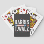 Harris Walz 2024 Verkiezingen Kamala Tim Waltz Pokerkaarten (Achterkant)