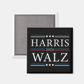 Harris Walz 2024 verkiezingen Magneet (Voorkant / Achterkant)