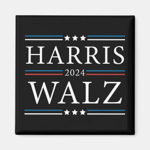 Harris Walz 2024 verkiezingen Magneet