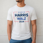 Harris Walz 2024 Verkiezingen Witte Mannen<br><div class="desc">Kamala Harris voor President en Tim Walz voor Vice President 2024 Amerikaanse presidentsverkiezingen White Fleck Mannen T-Shirt. Eenvoudig en modern design in rode,  koningsblauwe en marineblauwe kleuren met sterren en strepen accenten.</div>