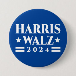 Harris Walz 2024 verkiezingscampagne Ronde Button 7,6 Cm