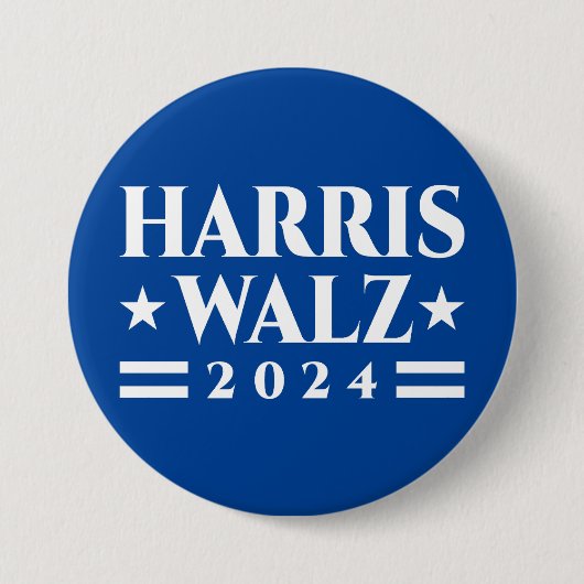 Harris Walz 2024 verkiezingscampagne Ronde Button 7,6 Cm (Voorkant)