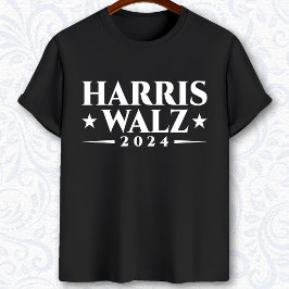 Harris Walz 2024 Verkiezingsdemocraat T-shirt
