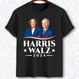 Harris Walz 2024 verkiezingsfoto T-shirt