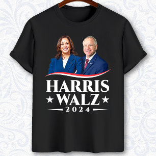 Harris Walz 2024 verkiezingsfoto T-shirt