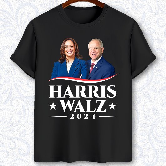 Harris Walz 2024 verkiezingsfoto T-shirt